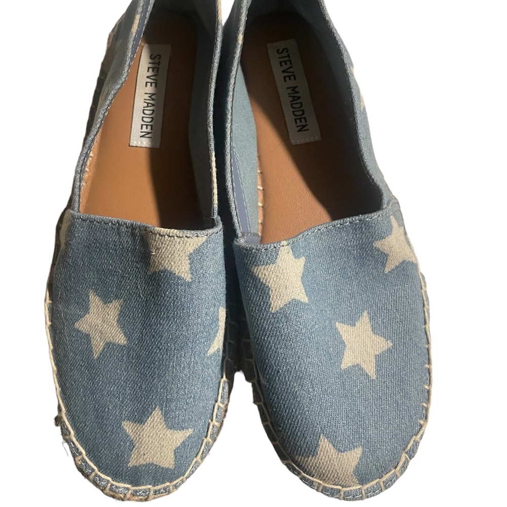 Steve Madden denim star espadrilles